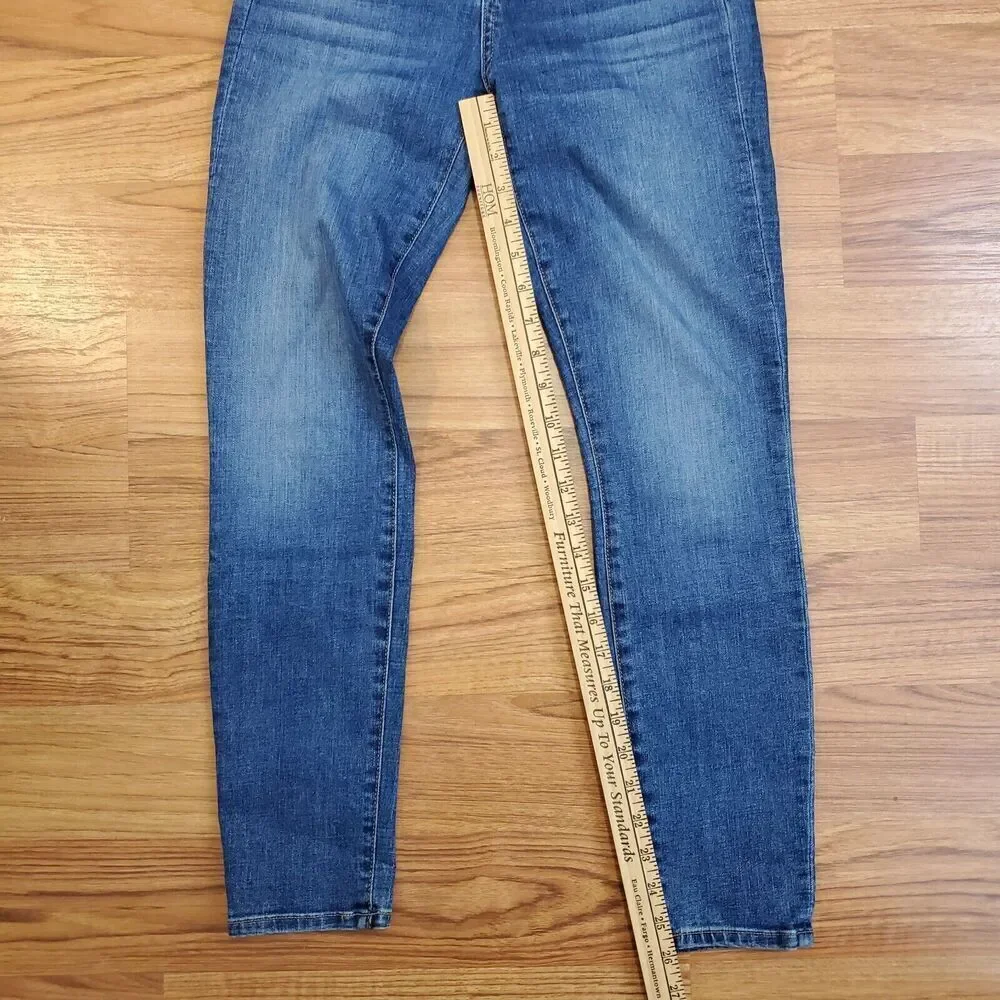 Veronica Beard Size 26 Debbie High Rise Skinny Jeans‎ Button Fly Bright Stone #2
